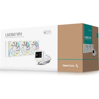 DeepCool LM360 WH ARGB processzor vízhűtő fehér