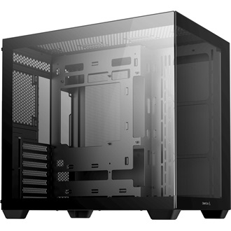 DeepCool CG580 táp nélküli ablakos Mid Tower számítógépház fekete