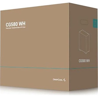 DeepCool CG580 WH táp nélküli ablakos Mid Tower számítógépház fekete
