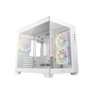DeepCool CG38X CG330 3F WH táp nélküli ablakos MT Mini Tower számítógépház fehér