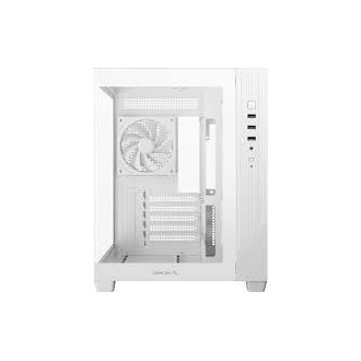 DeepCool CG38X CG330 3F WH táp nélküli ablakos MT Mini Tower számítógépház fehér