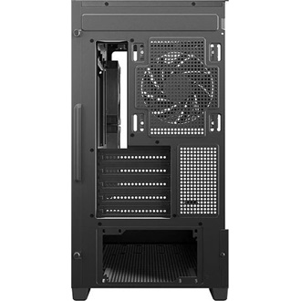 DeepCool CG81X CG380 3F táp nélküli ablakos MT Mini Tower számítógépház fekete