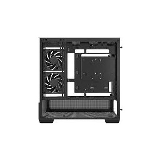 DeepCool CG81X CG380 3F táp nélküli ablakos MT Mini Tower számítógépház fekete