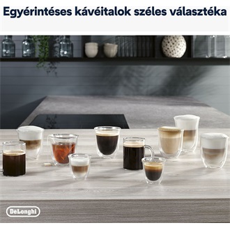 DELONGHI ECAM310.80.SB Magnifica Evo Next automata kávéfőző, 13 program, tartály: 1,8l, Fekete/Ezüst