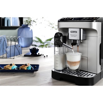 DELONGHI ECAM310.80.SB Magnifica Evo Next automata kávéfőző, 13 program, tartály: 1,8l, Fekete/Ezüst