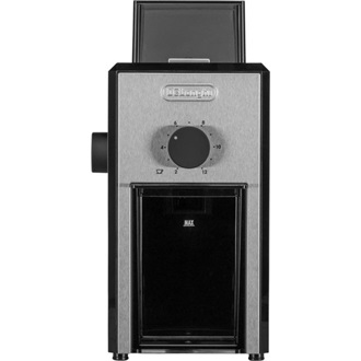 DELONGHI KG89 kávédaráló, 110W, kapacitás: 120g, Ezüst/Fekete