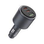 Devia EA508 65W univerzális autós töltő adapter fekete