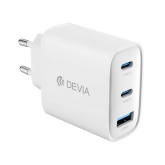 Devia Extreme 65W univerzális hálózati töltő adapter fehér GaN