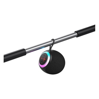 DEVIA LITE1 bluetooth hordozható hangszóró (v5.3, 5W, TF/microSD kártyaolvasó, FM rádió, LED világítás) SÖTÉTKÉK