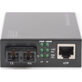 DIGITUS Gigabit MM 0,5km (RJ45-SC) média konverter