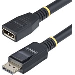 StarTech DisplayPort 1.4 -> DisplayPort 1.4 M/F video kábel hosszabbító 3m fekete