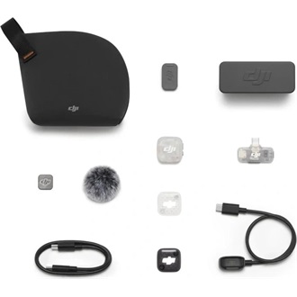 DJI Mic Mini 2S (1 TX + 1 Mobile RX + Charging Case) mikrofon szürke