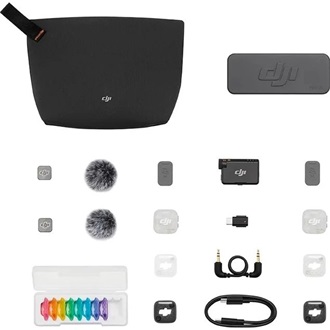 DJI Mic Mini 2S (2 TX + 1 RX + Charging Case) mikrofon szürke