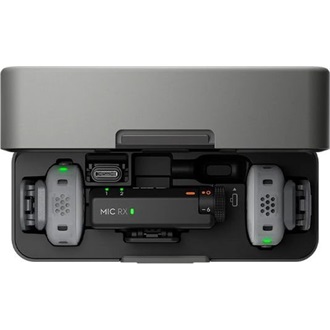 DJI Mic Mini 2 (2 TX + 1 RX + Charging Case) mikrofon szürke