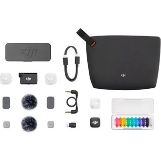 DJI Mic Mini 2 (2 TX + 1 RX + Charging Case) mikrofon szürke