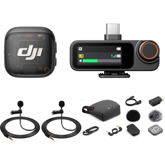 DJI OsmoAudio Mic 3 mikrofon fekete
