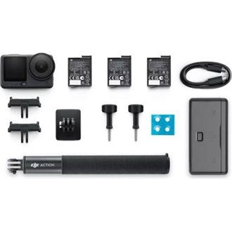 DJI Osmo Action 6 akciókamera Adventure Combo sportkamera szürke (50GB)