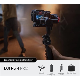 DJI RS 4 Pro Gimbal kamera monopod tartó állvány fekete