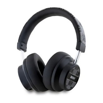 DKNY PU LEATHER CHECKERED PATTERN bluetooth fejhallgató SZTEREO (v5.3, mikrofon) FEKETE