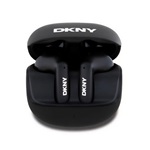 DKNY SATINY FINISH bluetooth fülhallgató SZTEREO (v5.3, TWS, mikrofon, zajszűrő + töltőtok) FEKETE