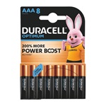 DURACELL OPTIMUM tartós elem (AAA, LR03, 1.5V, alkáli) 8db/csomag