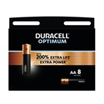 DURACELL OPTIMUM tartós elem (AA, LR6, 1.5V, alkáli) 8db/csomag