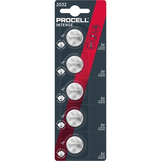 DURACELL PROCELL gombelem (CR2032, 3V, lítium) 5db/csomag