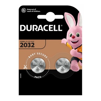 DURACELL gombelem (CR2032, 3V, lítium) 2db/csomag