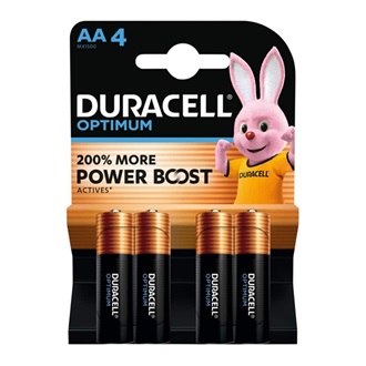 DURACELL tartós elem (AA, LR6, 1.5V, alkáli) 4db/csomag