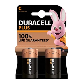 DURACELL tartós elem (C, LR14, 1.5V, alkáli) 2db/csomag