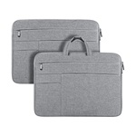 DUX DUCIS LBTC kézitáska álló LAPTOP/NOTEBOOK/TABLET univerzális, 15.5-16" méret, VILÁGOSSZÜRKE