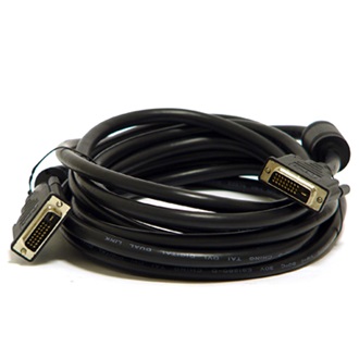 OEM DVI-D M/M video jelkábel 4.5m dual link fekete
