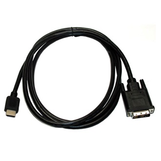 OEM DVI-D -> HDMI M/M video jelkábel 2m fekete
