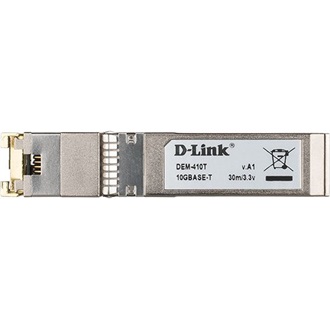 D-Link DEM-410T 10GBASE-T 10Gb/s SFP+ RJ45 transceiver modul