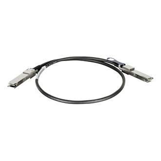 D-Link QSFP+ -> QSFP+ M/M adatkábel Direct Attach (DAC) 1m fekete