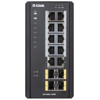 D-Link DIS-300G-14PSW Industrial PoE switch