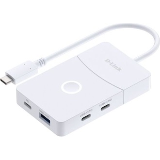 D-Link DUP-501 5-portos USB-C HDMI hub fehér (wireless HDMI)