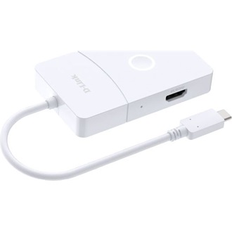 D-Link DUP-501 5-portos USB-C HDMI hub fehér (wireless HDMI)