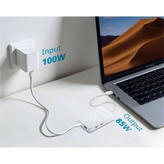 D-Link DUP-501 5-portos USB-C HDMI hub fehér (wireless HDMI)