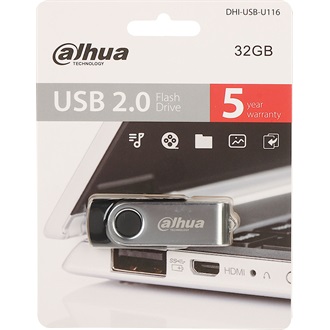 Dahua 32GB U116 USB-A 2.0 pendrive BOX ezüst