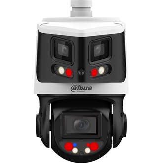 Dahua IP PT Speed dómkamera - SDT3E410-8P-MB-A-PV1 (8MP 4-40mm + 4MP 2,8mm; IR70+LED30m; H265+, IP66)