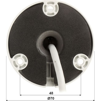 Dahua IP csőkamera - IPC-HFW2449S-S-IL (4MP, 2,8mm, kültéri, H265+, IP67, IR30m, IL10m, SD, PoE, mikrofon, Lite AI)