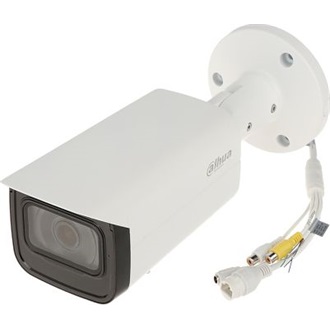 Dahua IP csőkamera - IPC-HFW5442T-ASE (4MP, 3,6mm, kültéri, H265+, IP67, IR50m, ICR, WDR,SD,ePoE,I/O,IK10,audio AI)