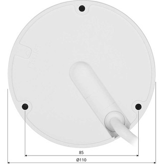 Dahua IP dómkamera - IPC-HDBW1439E1-A-IL (4MP, 2,8mm, kültéri, H265, IP67, IL30m, WDR, 3DNR, PoE/12VDC, mikrofon)