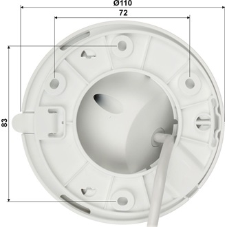 Dahua IP turretkamera - IPC-HDW2249T-S-IL (2MP, 2,8mm, kültéri, H265, IP67, IR30m, IL20m, SD, PoE, mikrofon, Lite AI)