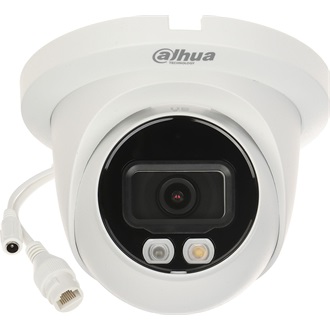 Dahua IP turretkamera - IPC-HDW2849TM-S-IL (8MP, 2,8mm, kültéri, H265, IP67, IR30m, IL30m, SD, PoE, mikrofon, Lite AI)