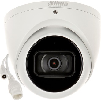 Dahua IP turretkamera - IPC-HDW3842EM-S (8MP, 2,8mm, kültéri, H265+, IP67, IR30m, ICR, WDR, SD, PoE, AI, mikrofon)