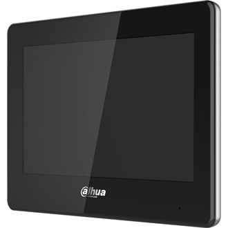 Dahua IP video kaputelefon - VTH5421HB-W (beltéri egység; 7" touch, SD, I/O, PoE, wifi, fekete)