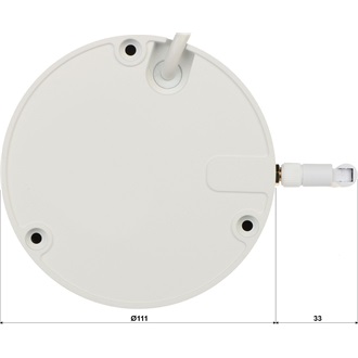 Dahua IP wifi Dome kamera - IPC-HDBW1430DE-SW (4MP, 2,8mm, kültéri, H265, IP67, IR30m, IK10, DWDR, SD, 2.4GHz, 12VDC)
