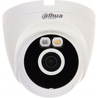 Dahua IP wifi turretkamera - T5A-PV (5MP, 3,6mm, 2,4GHz; H265, IR+LED30m, IP67, SD; mikrofon; hangszóró 12VDC)